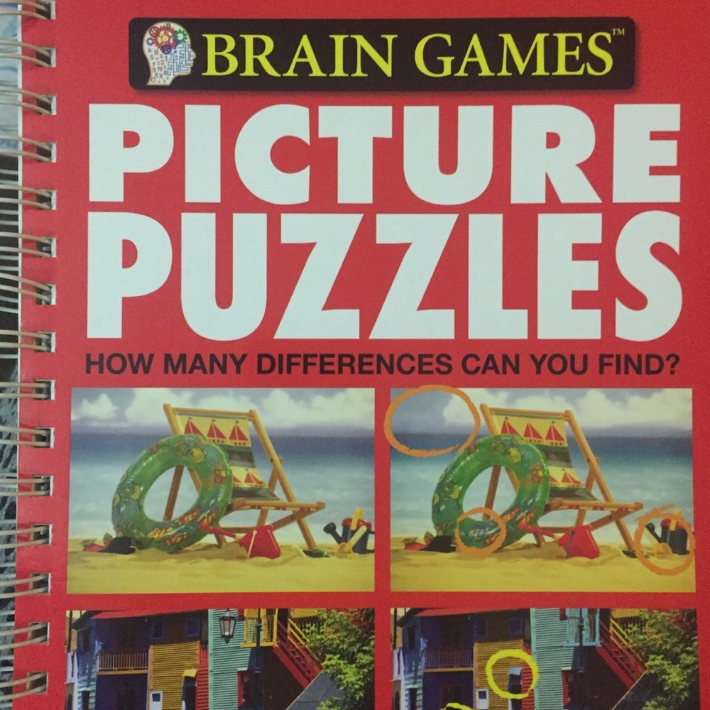 Brain games picture puzzle book